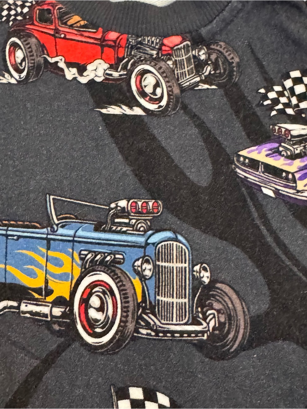 Bums and Roses Car Pattern Jogger Set - Picture 2 of 4